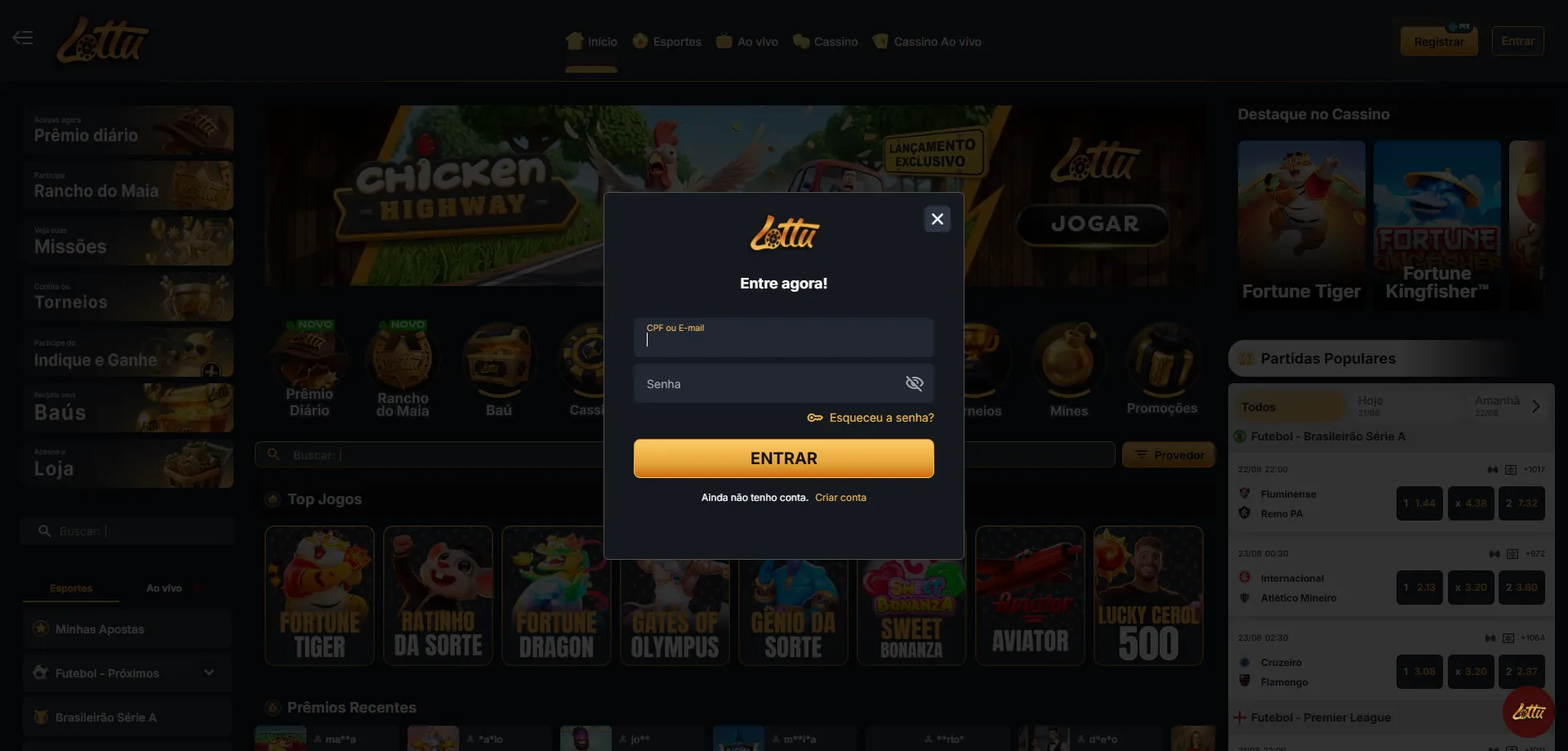 Acesso Lotus Bet app no iPhone e iPad iOS mobile